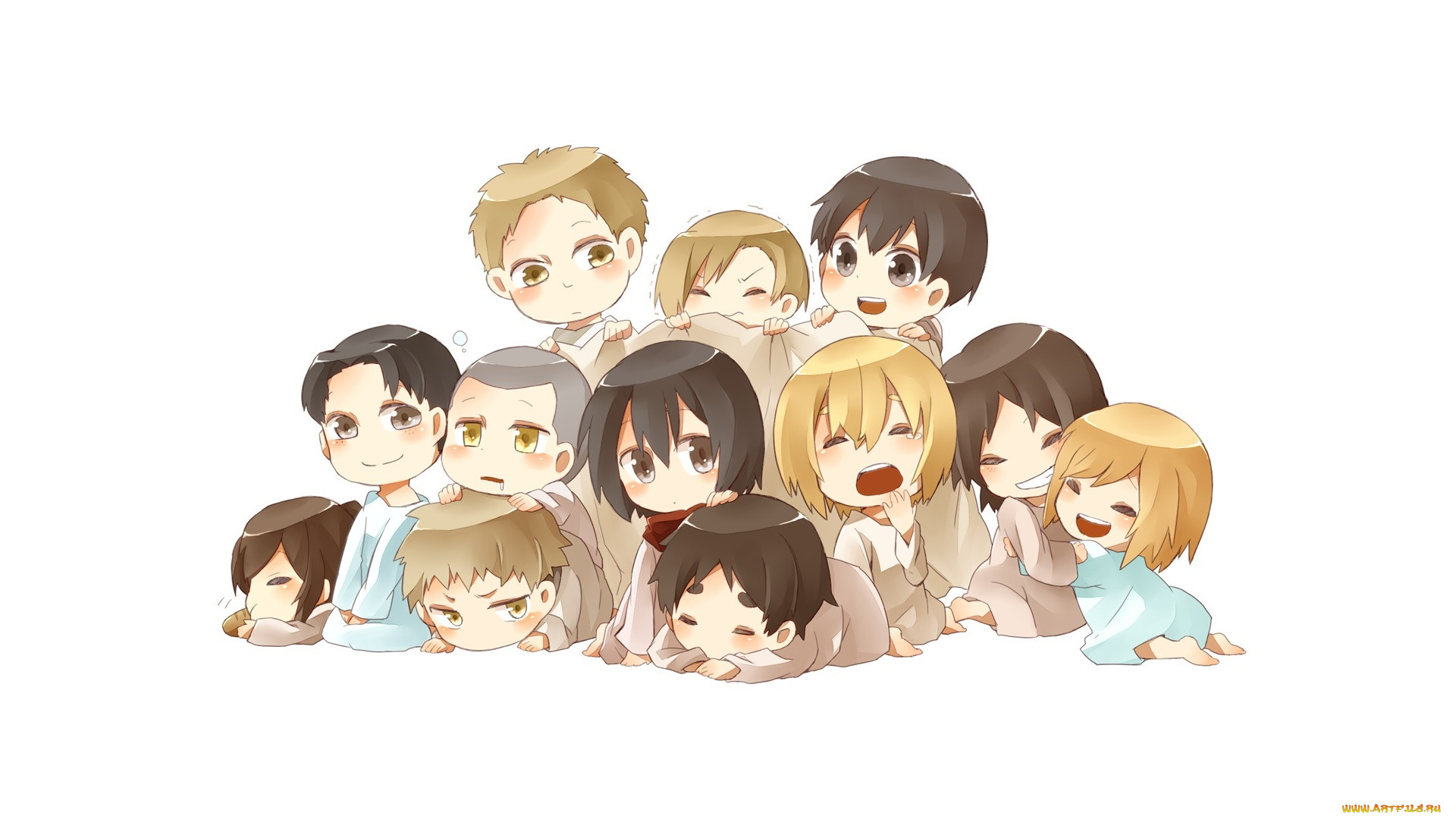 Милые рисунки семьи аниме